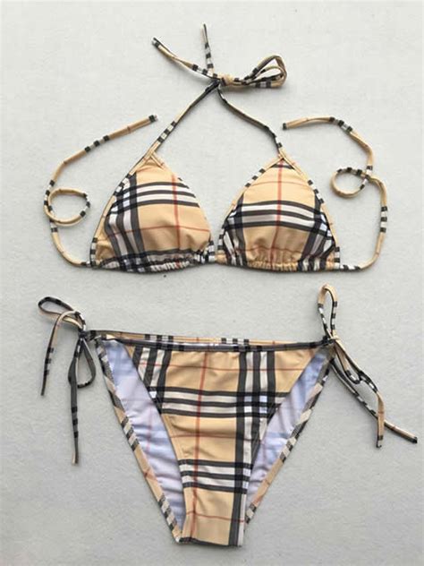 burberry inspired bikini